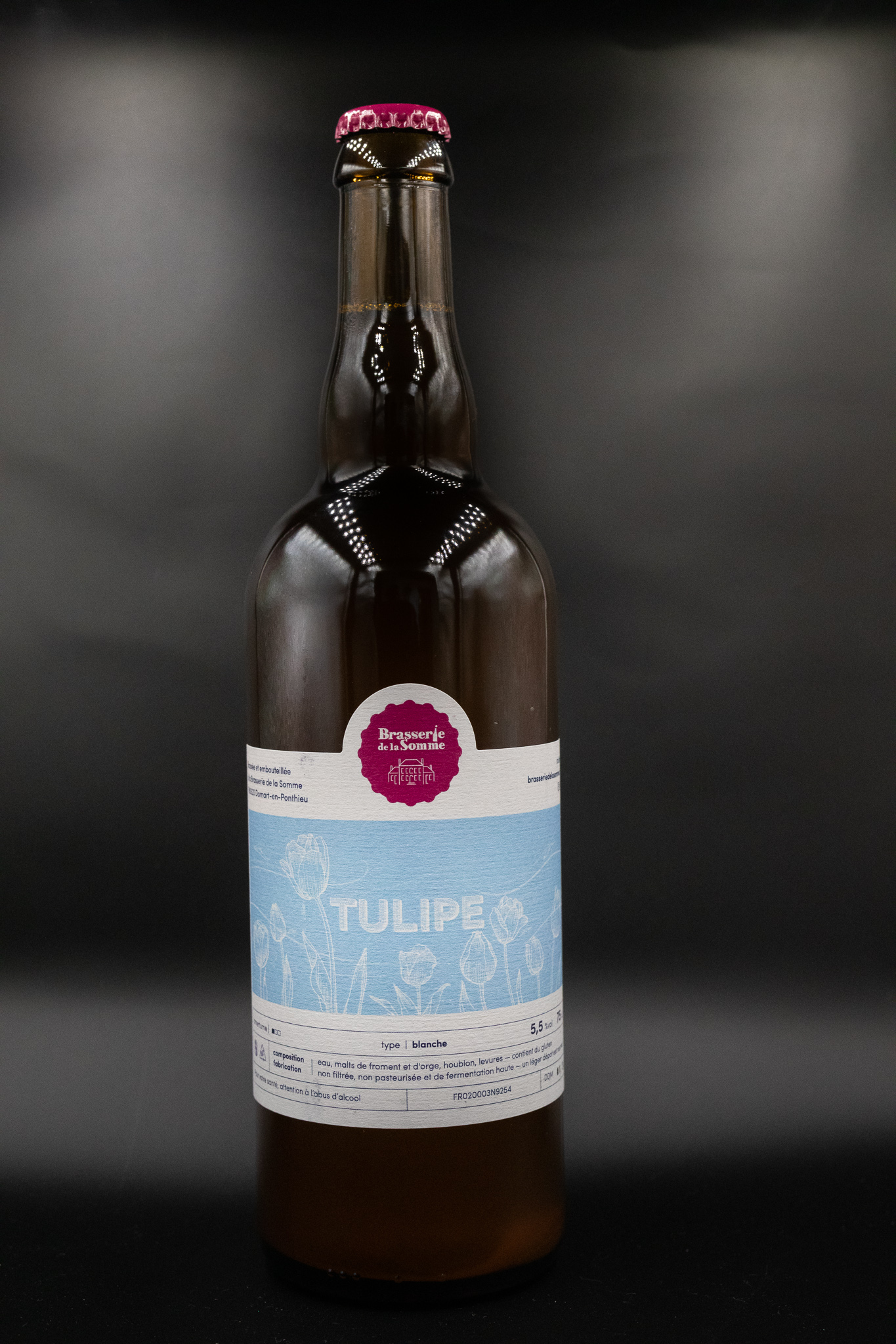Tulipe, bière blanche 75cl - La Baie des Gourmets