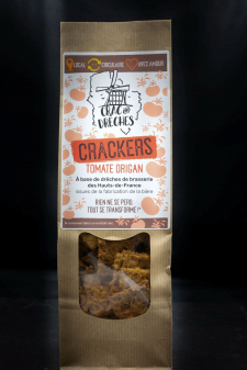 Épicerie salée - Apéritif - Crackers tomate origan - La Baie des Gourmets