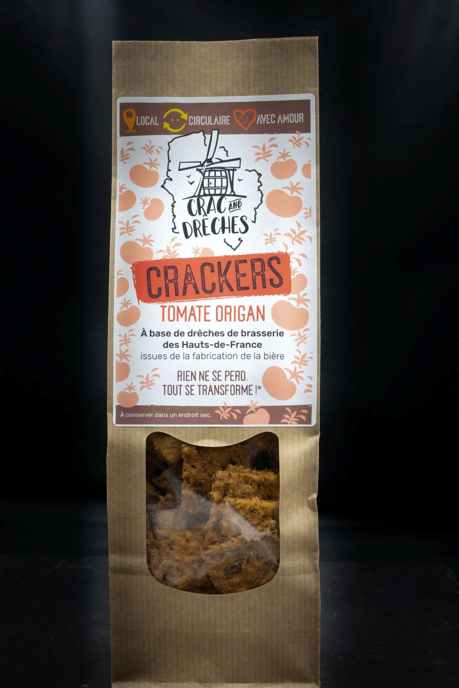 Crackers tomate origan - La Baie des Gourmets
