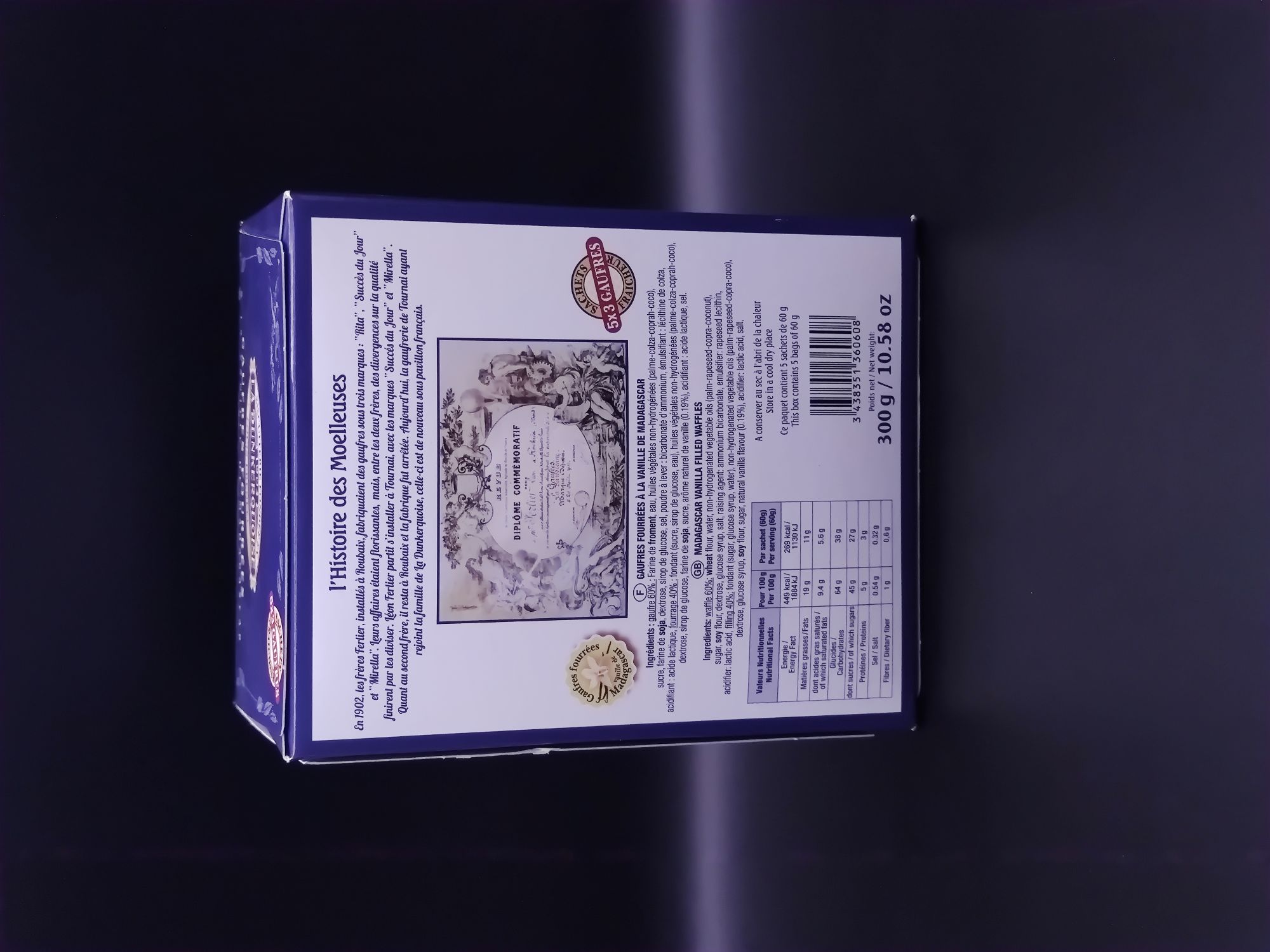 Gaufres fourrées à la vanille - La Baie des Gourmets