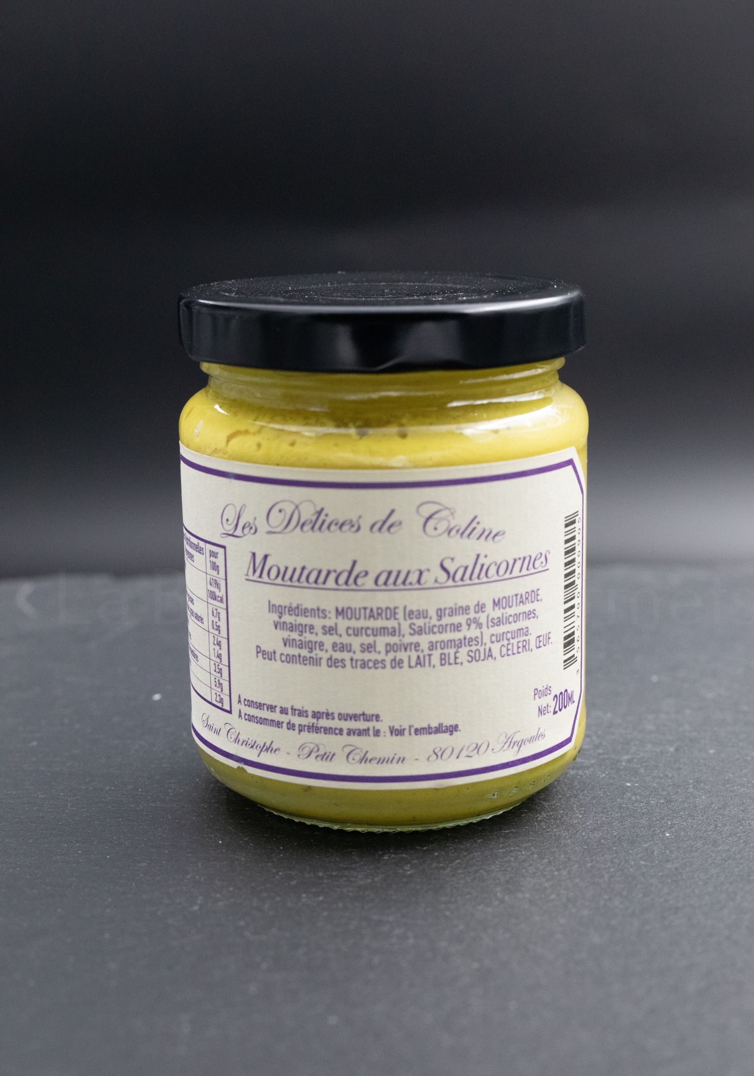 Moutarde aux salicornes - La Baie des Gourmets