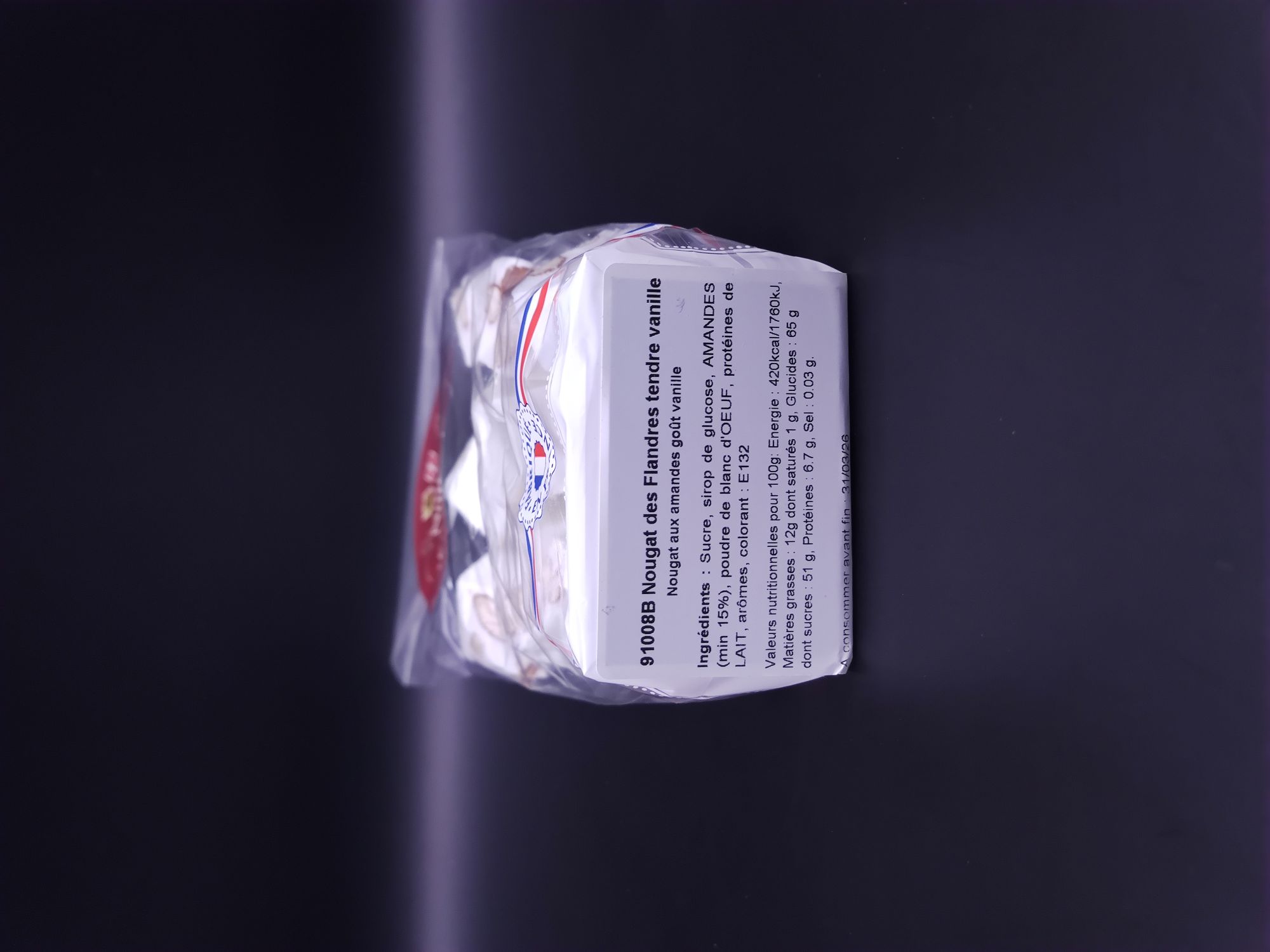 Nougat à la vanille - La Baie des Gourmets