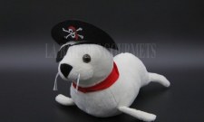 Souvenirs - Peluche - Peluche phoque pirate - La Baie des Gourmets