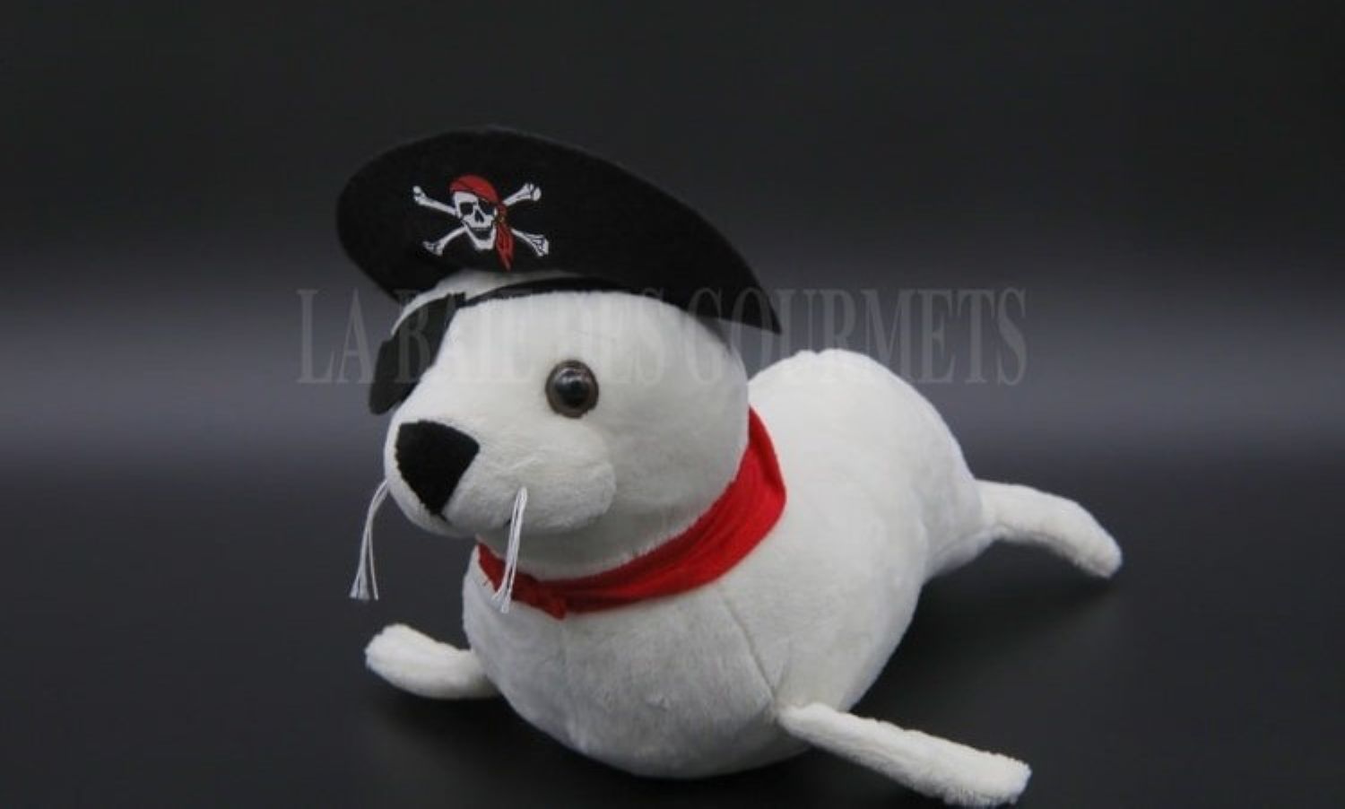 Peluche phoque pirate - La Baie des Gourmets