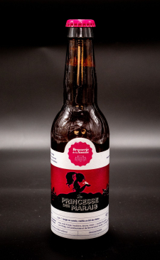 Boisson - Bières Locales - Ambrée - Princesse, bière ambrée au cassis - La Baie des Gourmets
