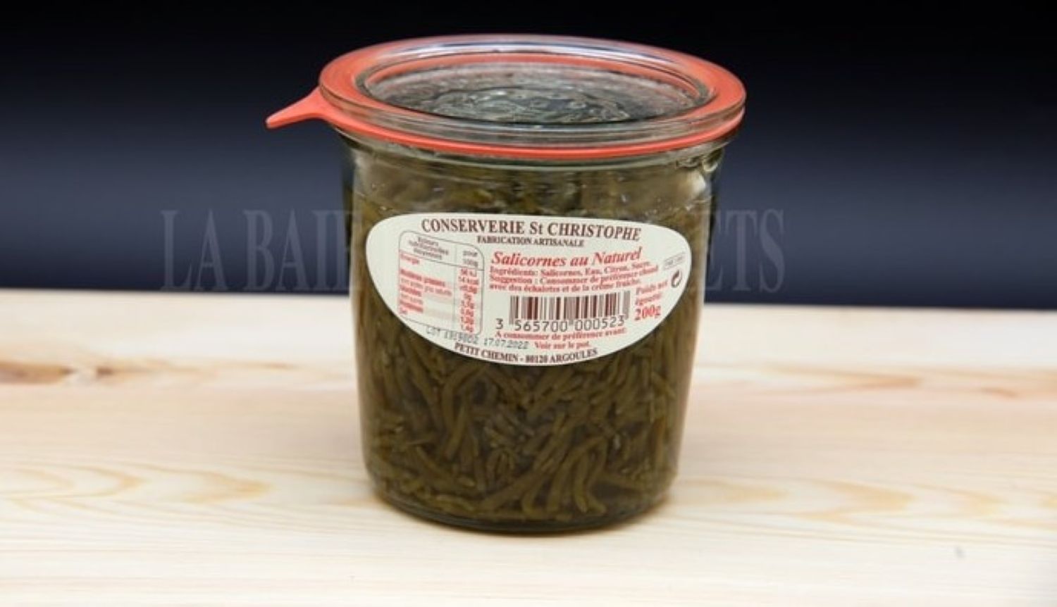 Salicornes au naturel (passe-pierre) - La Baie des Gourmets